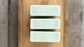 Watch me decorate the face of this soap with a stencil! #maker #play