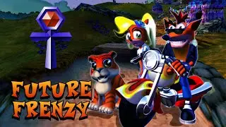 SAPPHIRE RELIC FUTURE FRENZY!!  - Crash Bandicoot Warped 100% Completo