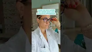 Vuoi vedere bene con le lenti progressive? Scopri tutti i consigli nella descrizione su IG!