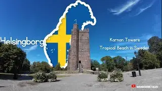 Паром в Швецию! Исследование старых улиц башни Карнан и тропического пляжа в Хельсингборге!