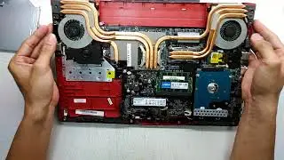msi Gaming notebook model GE62VR 6RF Apache Pro replace thermal compound cleaning dust 2018