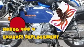 Honda  400 4 exhaust replacement