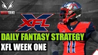 XFL DFS Strategy Week 1 | Game by Game | XFL DraftKings & FanDuel