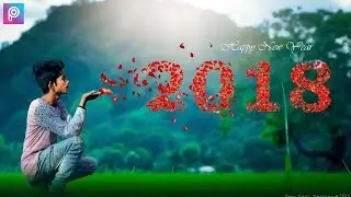 happy new year editing in picsart || happy new year 2019 editing || picsart happy new year 2019