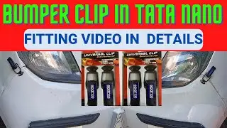#tatanano #bumper #clip #bumperreparing Fitting video in details. #bumperrepair in #minutes.