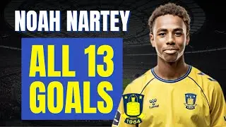 Noah Nartey - ALL 13 GOALS FOR BRONDBY IF | Skills & Highlights