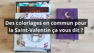 Des coloriages en commun pour la Saint-Valentin ça vous dit ?