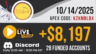 Trading 28 funded accounts | Easy day | Passed Lucid & Tradeify eval accounts | Ended green $8K+
