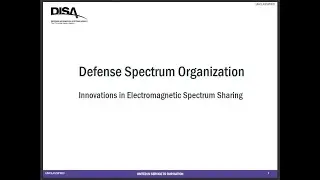 Defense Spectrum Organization Panel: Innovations in Spectrum Sharing