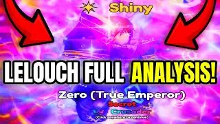 NEW 0.1% *SHINY CRUSADER* LELOUCH IS A *META* UNIT IN ANIME CRUSADERS! (FULL SHOWCASE)