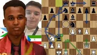 Time for fireworks | FM Mompel Ferruz Xavier  - Houssein Mohamed Bilal |45th Olympiad Budapest 2024