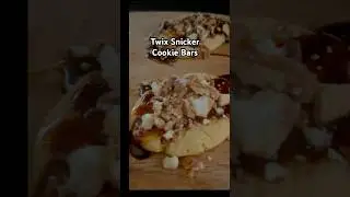 Twix Snickers Cookie Bar