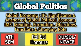 GLOBAL GOVERNANCE & IMF : MEANING & CHANGING ROLE