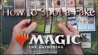 How to spot a fake MTG card | Magic the Gathering | MTG | Fake MTG card tests