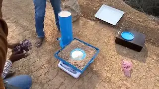 Determination of Dry Density of soil compaction test by sand replacement method in hindi road cons |