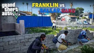 GTA 5 Franklin vs Ballas Gang 🔥 Brutal Street War | Gang Fight Gameplay