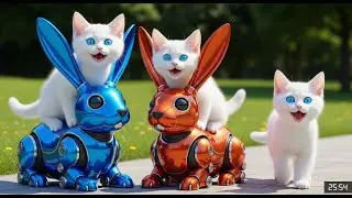 A Fox, Two Kittens, and One White Mama Cat | A Wholesome Anime Tale.