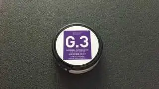 SnusCENTRAL General G3 Licorice Mint Snus Review