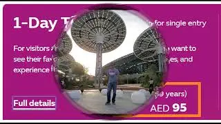 Expo2020 Entry Tickets | Tickets | Expo 2020 Dubai