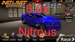No limit drag racing 2.0 camaro 6.0 nitrous tune