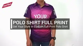 Get Your Style in Custom Full Print Polo Shirt