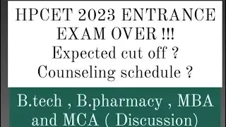 HPCET 2023 exam expected cut off | HPCET exam last year's cut offs , What to expect next | Cut offs