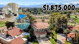Exclusive Canyon Guard Gate Country Club Las Vegas 3663 Sqft, 4BD, Loft, 5BA, 3CAR, Golf Course lot