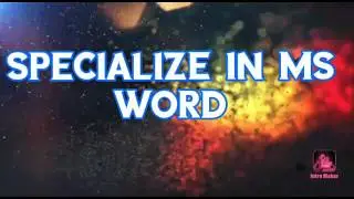MsWord- Thesaurus|  Print | Find & Replace |Change Case|Header & footer