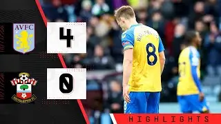 90-SECOND HIGHLIGHTS: Aston Villa 4-0 Southampton | Premier League