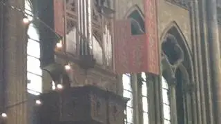 Metz Cathedral - Organ after Sunday praying, France