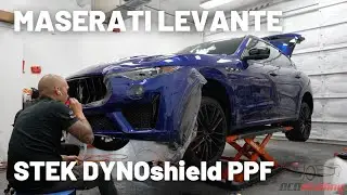 Maserati Levante - Full Wrap STEK DYNOShield Paint Protection Film PPF - Short Install Video