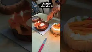 Birthday celebration 🍾 #cake #cakedecorating #cakes #subscribe #birthday #celebration #party #night