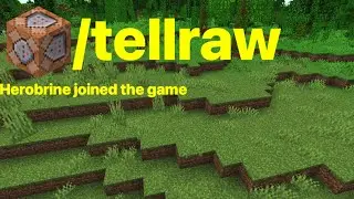 How to use /tellraw command in minecraft