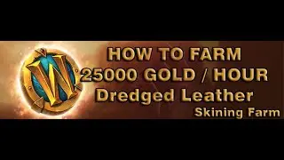 [WOW BFA GOLD FARM 8.3] - 25000 Gold Farming Dredged Leather