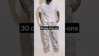 Day 22/30: Tapstitch garment try-ons I DIRTY WASH SWEATPANTS👇