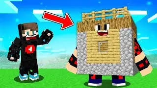 ماين كرافت : الهروب ضد الاختباء ولكن تحولت بيت !!؟ 🔥😱