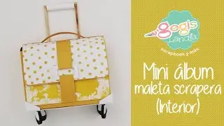 ✂️ Mini &aacute;lbum - Maleta scrapera (Interior) #enmicraftroom #scrapbooking