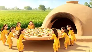 Giant Pizza In Punjab Village Food Secret | Amazing Pizza Recipe Village Style 2026