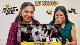 Lift Prank  || RJ Naved | The Girls Squad REACTION !!