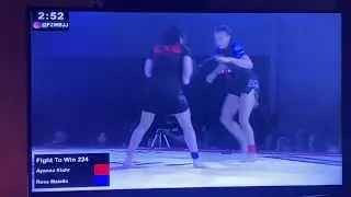 Ayanna at Fight 2 Win 224 in Las Vegas