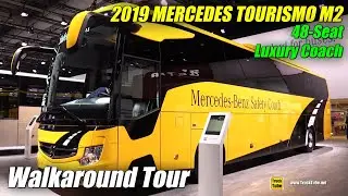 2019 Mercedes Tourismo M2 48-Seat Luxury Coach - Exterior Interior Walkaround - 2018 IAA Hannover