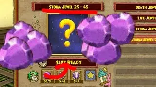 MY JOURNEY TO CRAFT A LEVEL 15-45 STORM JEWEL ~ Wizard101