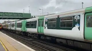 Class 313 departing Falmer