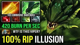 WTF 420 BURN PER SEC Unlimited Nethertoxin Radiance 100% Counter PL Illusion Max Item Viper Dota 2