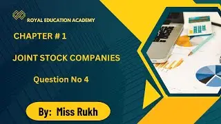 Advanced Accounting I chapter # 1I Joint stock companies I Problem # 4