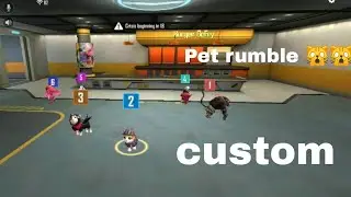 Pet Rumble custom match pets ka custom match😂😂# free fire