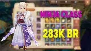 Laplace M: Quick View of my NINJA CLASS (Equips, Warmount, Skill Build, Cards and Stats)
