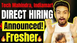 Tech Mahindra. IndiaMart Direct Hiring Announced | OFF Campus Drive For 2025, 2024, 2023 Batch | Job