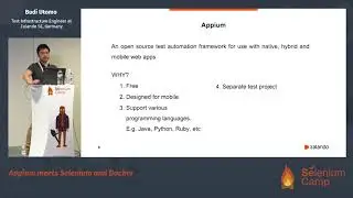 Appium meets Selenium and Docker (Budi Utomo, Germany)