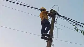 Rectification of electrical faults in LT overhead lines⚡